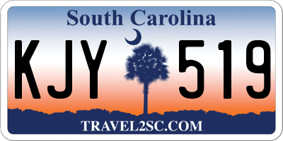 SC license plate KJY519