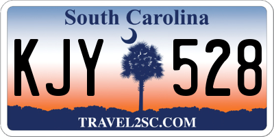 SC license plate KJY528