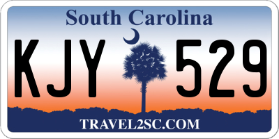 SC license plate KJY529