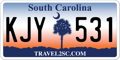 SC license plate KJY531