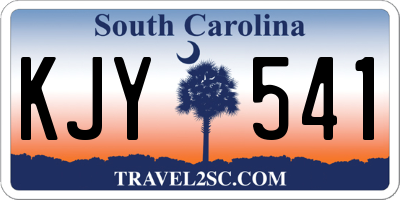 SC license plate KJY541
