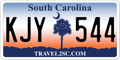 SC license plate KJY544