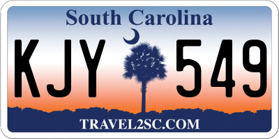 SC license plate KJY549