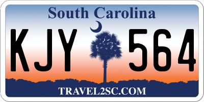 SC license plate KJY564