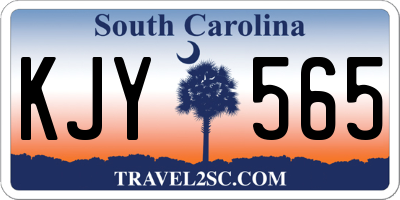 SC license plate KJY565