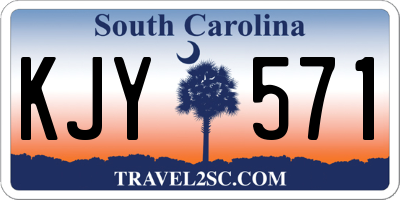 SC license plate KJY571
