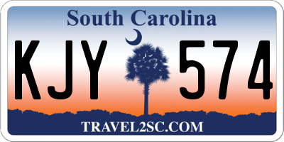 SC license plate KJY574