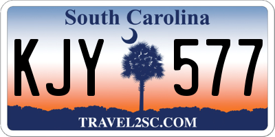 SC license plate KJY577