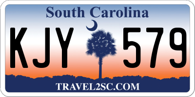 SC license plate KJY579