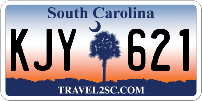 SC license plate KJY621