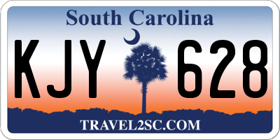 SC license plate KJY628