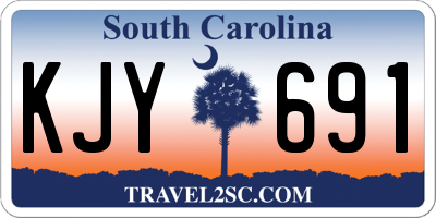 SC license plate KJY691