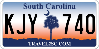 SC license plate KJY740