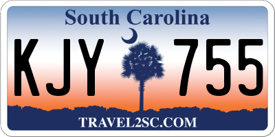 SC license plate KJY755