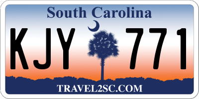 SC license plate KJY771