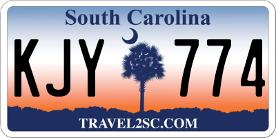 SC license plate KJY774
