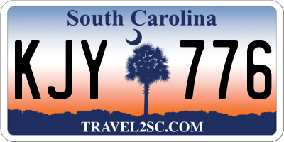SC license plate KJY776