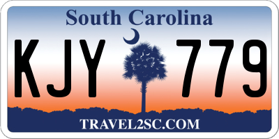SC license plate KJY779