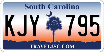 SC license plate KJY795