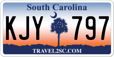 SC license plate KJY797