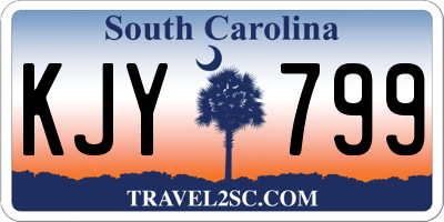 SC license plate KJY799