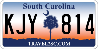 SC license plate KJY814
