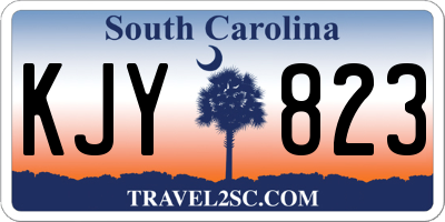SC license plate KJY823