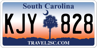 SC license plate KJY828
