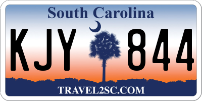 SC license plate KJY844