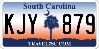SC license plate KJY879