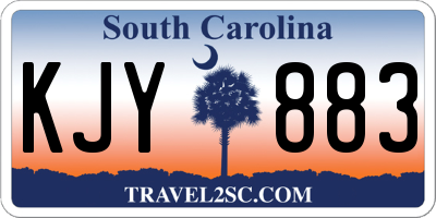 SC license plate KJY883