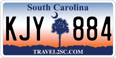 SC license plate KJY884