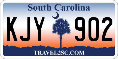 SC license plate KJY902