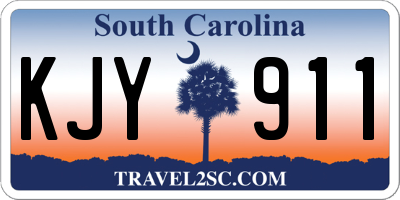 SC license plate KJY911