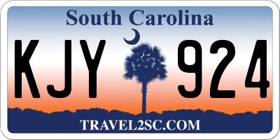 SC license plate KJY924