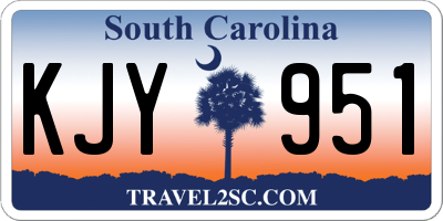 SC license plate KJY951