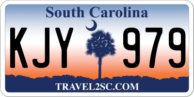 SC license plate KJY979