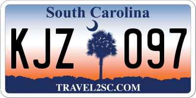 SC license plate KJZ097