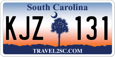 SC license plate KJZ131