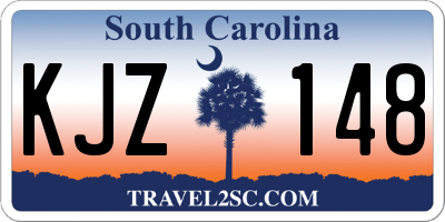 SC license plate KJZ148