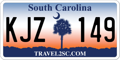 SC license plate KJZ149