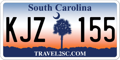SC license plate KJZ155