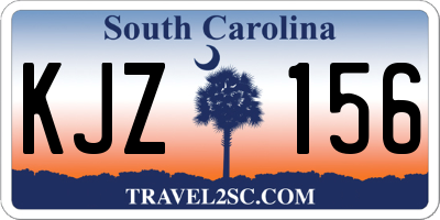 SC license plate KJZ156