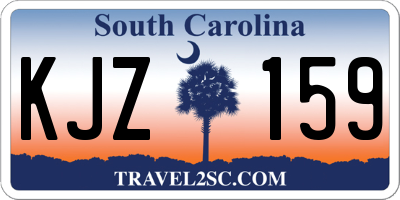 SC license plate KJZ159