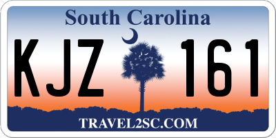 SC license plate KJZ161