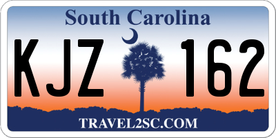 SC license plate KJZ162