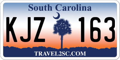 SC license plate KJZ163