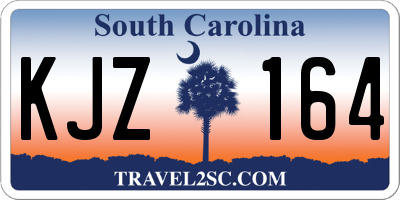 SC license plate KJZ164