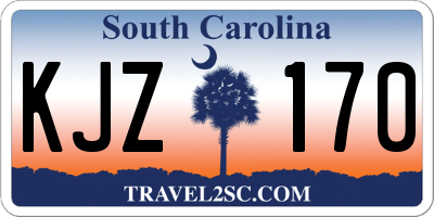 SC license plate KJZ170