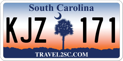 SC license plate KJZ171